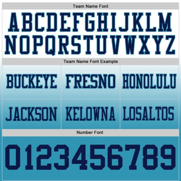 Custom White Navy-Panther Blue Authentic Fade Fashion Football Jersey