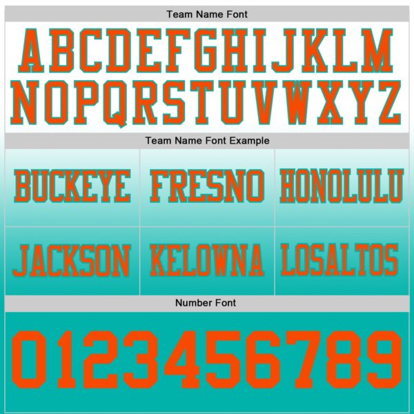 Custom White Orange-Aqua Authentic Fade Fashion Football Jersey