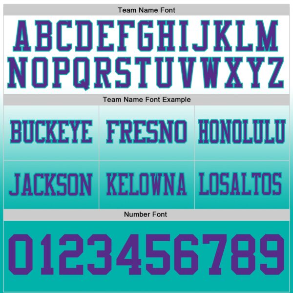 Custom White Purple-Aqua Authentic Fade Fashion Football Jersey