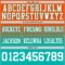 FadeFashion1737-2 Custom Orange White-Aqua Authentic Fade Fashion Football Jersey