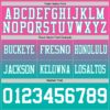 Custom Pink White-Aqua Authentic Fade Fashion Football Jersey