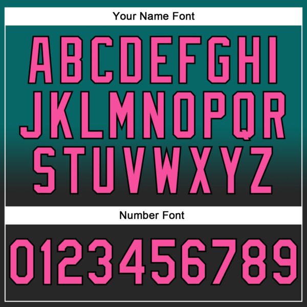 Custom Stitched Teal Pink-Black Fade Fashion Sports Pullover Sweatshirt Hoodie