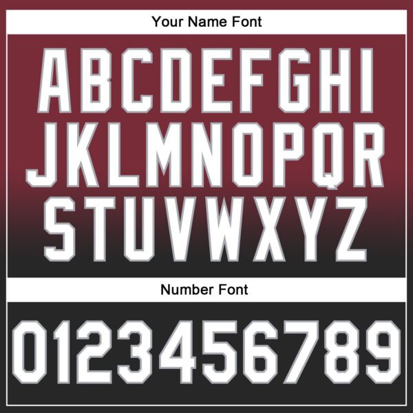 Custom Stitched Burgundy White Black-Gray Fade Fashion Sports Pullover Sweatshirt Hoodie