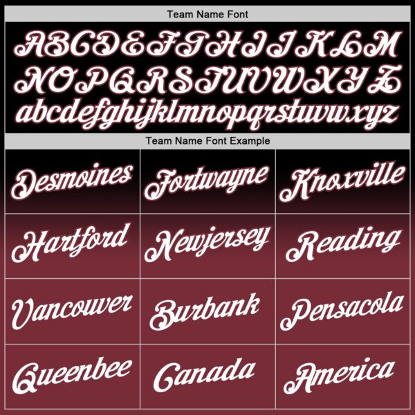 Custom Stitched Black White-Burgundy Fade Fashion Sports Pullover Sweatshirt Hoodie