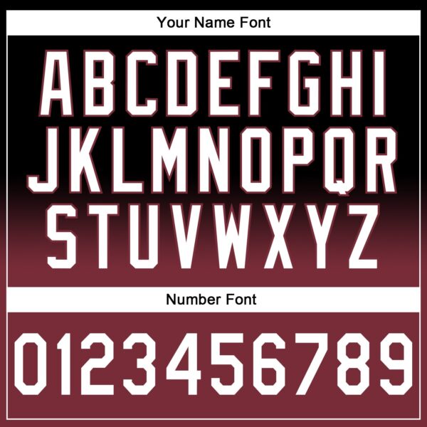 Custom Stitched Black White-Burgundy Fade Fashion Sports Pullover Sweatshirt Hoodie