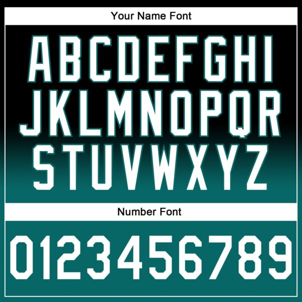 Custom Stitched Black White-Teal Fade Fashion Sports Pullover Sweatshirt Hoodie