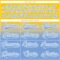 Custom Yellow Light Blue-White Fade Fashion Hockey Lace Neck Jersey