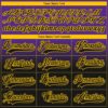 Custom Purple Black-Yellow Fade Fashion Hockey Lace Neck Jersey