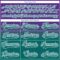 Custom Purple Teal-White Fade Fashion Hockey Lace Neck Jersey