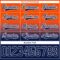 Custom Orange Navy-White Fade Fashion Hockey Lace Neck Jersey