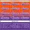 Custom Orange Purple-White Fade Fashion Hockey Lace Neck Jersey