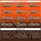Custom Orange Brown-White Fade Fashion Hockey Lace Neck Jersey
