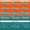 Custom Orange Teal-White Fade Fashion Hockey Lace Neck Jersey