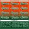 Custom Orange Green-White Fade Fashion Hockey Lace Neck Jersey