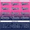 Custom Pink Navy-White Fade Fashion Hockey Lace Neck Jersey