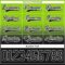 Custom Neon Green Black-White Fade Fashion Hockey Lace Neck Jersey