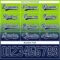 Custom Neon Green Navy-White Fade Fashion Hockey Lace Neck Jersey