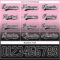 Custom Light Pink Black-White Fade Fashion Hockey Lace Neck Jersey