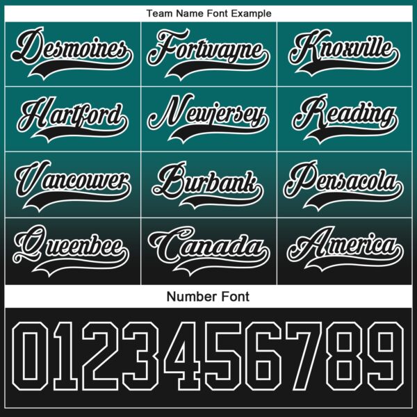 Custom Teal Black-White Fade Fashion Hockey Lace Neck Jersey