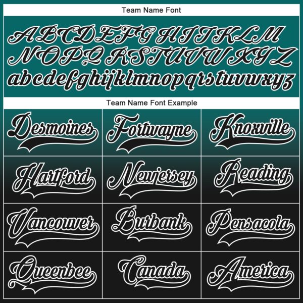 Custom Teal Black-White Fade Fashion Hockey Lace Neck Jersey