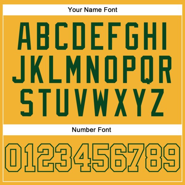 Custom Gold Gold-Green Authentic Baseball Jersey