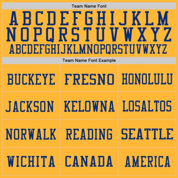 Custom Gold Royal-White Mesh Authentic Throwback Football Jersey