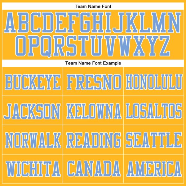 Custom Gold Light Blue-White Mesh Authentic Football Jersey