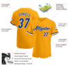 Custom Gold Royal-White Authentic Baseball Jersey