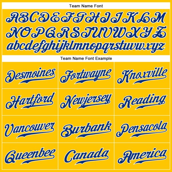 Custom Gold Royal-White Authentic Sleeveless Baseball Jersey