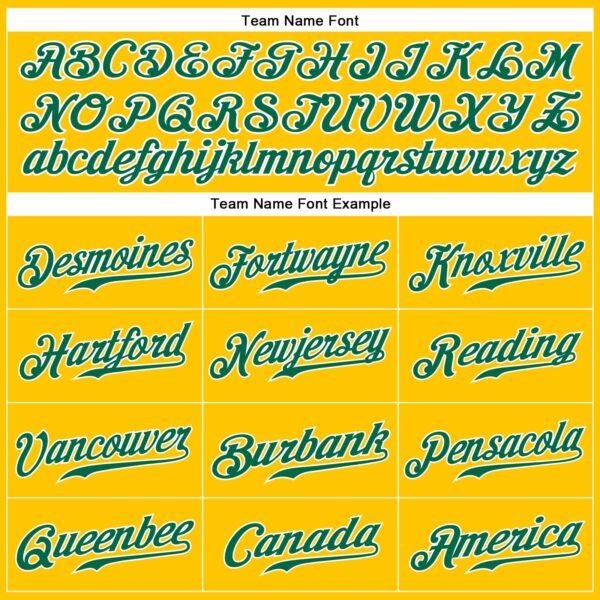 Custom Gold Kelly Green-White Authentic Sleeveless Baseball Jersey