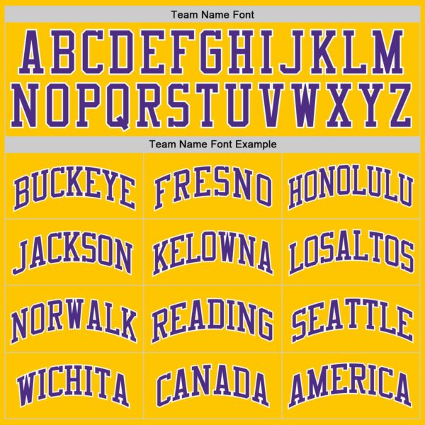 Custom Gold Purple-White Authentic Throwback Basketball Jersey