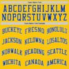Custom Gold Royal-White Authentic Throwback Basketball Jersey