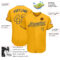Custom Gold Gold-Royal Authentic Baseball Jersey