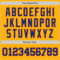 Custom Gold Royal-Orange Authentic Baseball Jersey