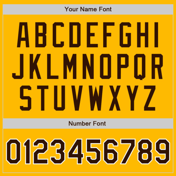 Custom Gold Brown Pinstripe Brown-White Authentic Baseball Jersey