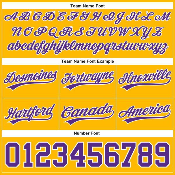 Custom Gold Purple-White Authentic Throwback Basketball Shorts