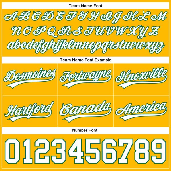 Custom Gold White-Kelly Green Authentic Basketball Shorts