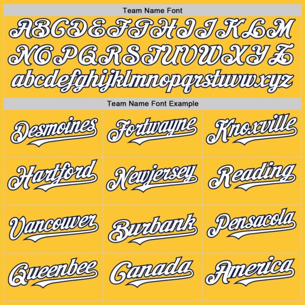 Custom Gold White-Navy Mesh Authentic Throwback Baseball Jersey