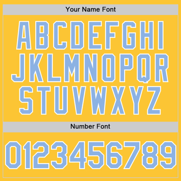 Custom Gold Light Blue-White Mesh Authentic Throwback Baseball Jersey