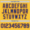 Custom Gold Royal-Orange Mesh Authentic Throwback Baseball Jersey