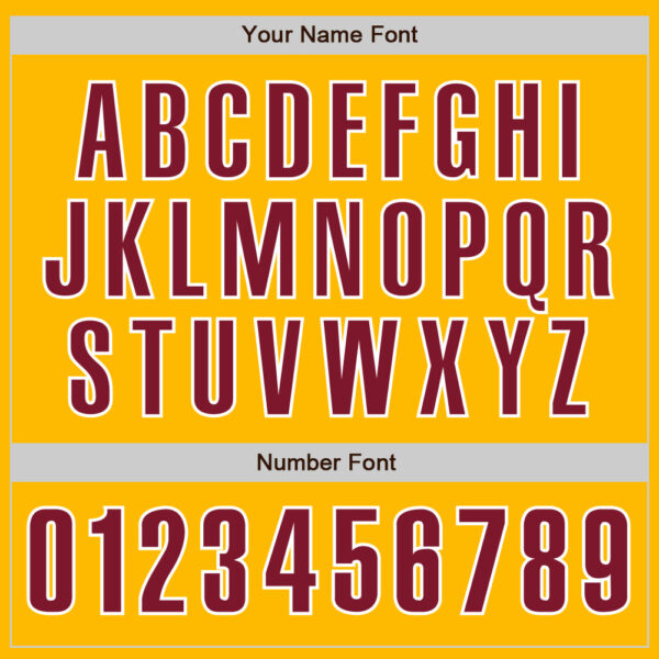 Custom Gold Crimson-White Authentic Baseball Jersey