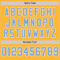 Custom Gold Light Blue-White Mesh Authentic Throwback Football Jersey