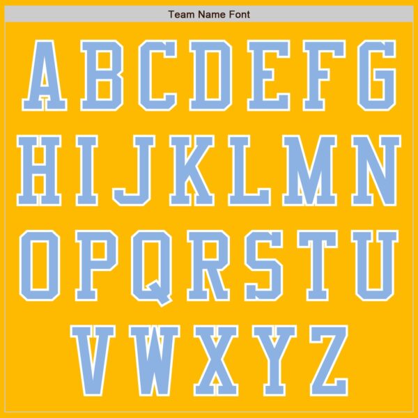 Custom Gold Light Blue-White Authentic Baseball Jersey