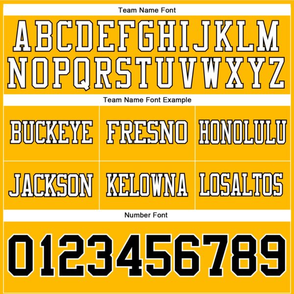 Custom Gold Black-White Authentic Football Jersey