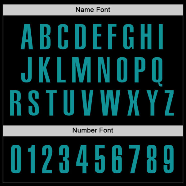 Custom Black Aqua Performance Golf Polo Shirt