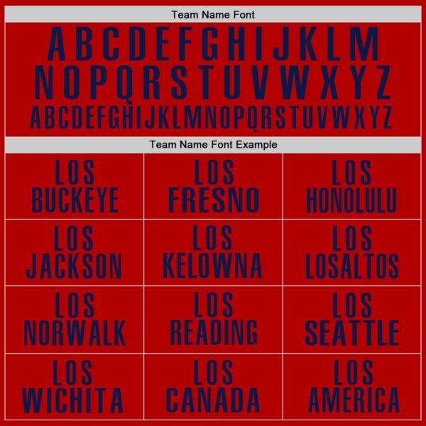 Custom Red Navy Performance Golf Polo Shirt