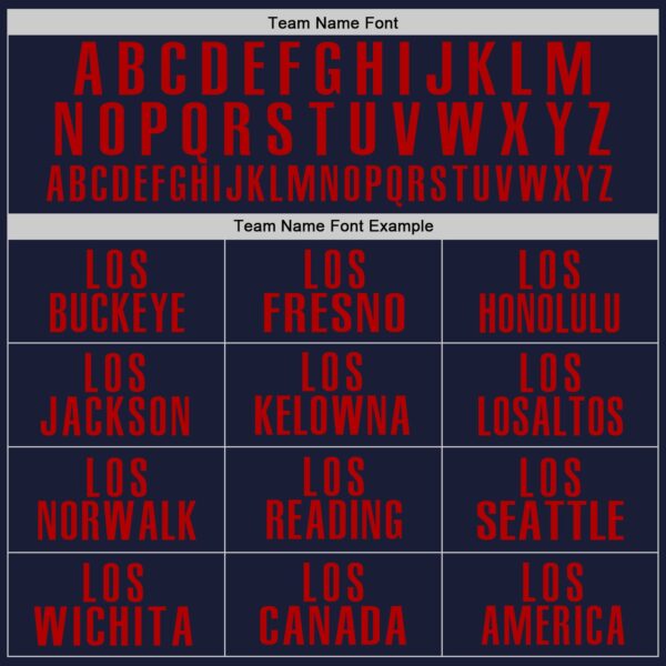 Custom Navy Red Performance Golf Polo Shirt