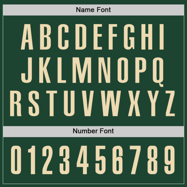 Custom Green Cream Performance Golf Polo Shirt