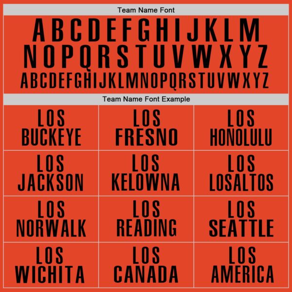 Custom Orange Black Performance Golf Polo Shirt