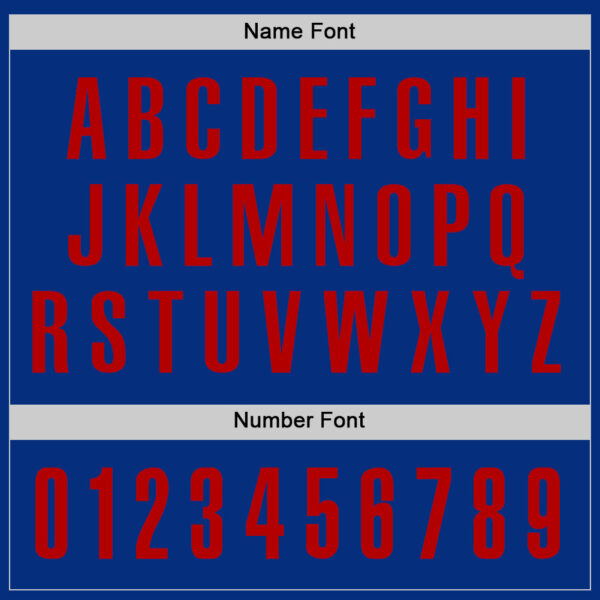 Custom Royal Red Performance Golf Polo Shirt